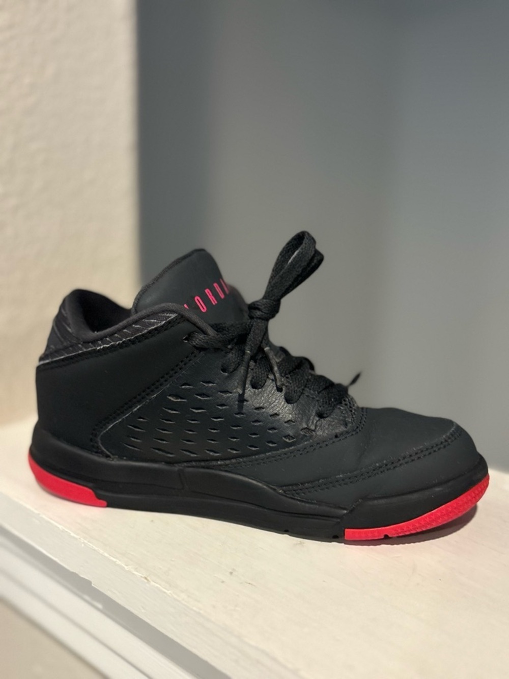 Nike Jordan Flight Origin Black/Fuchsia/ 921199-009 Toddler Size 12C - Picture 5 of 9